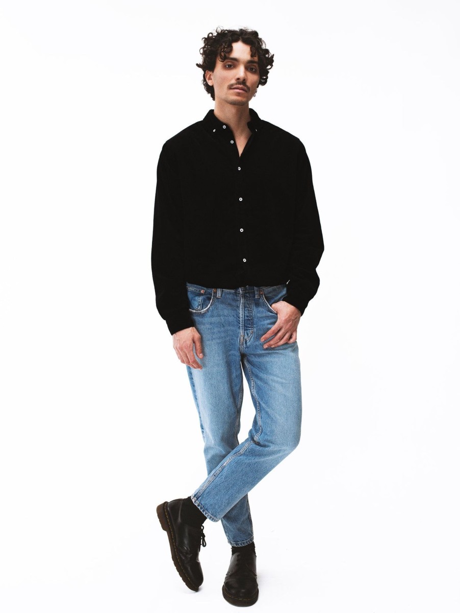 Vetements Côtelé Paris Chemises | Chemise Milleraie Noire