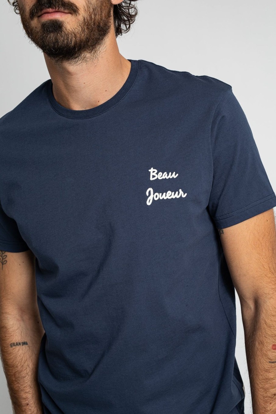 Vetements Jaqk Tee-Shirts | T-Shirt Beau Bleu Nuit