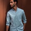 Vetements Monsieur Mimosa Chemises | Chemise Chambray Emile Verte