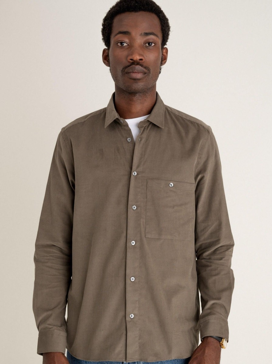 Vetements Noyoco Chemises | Chemise Curtis Faded Khaki