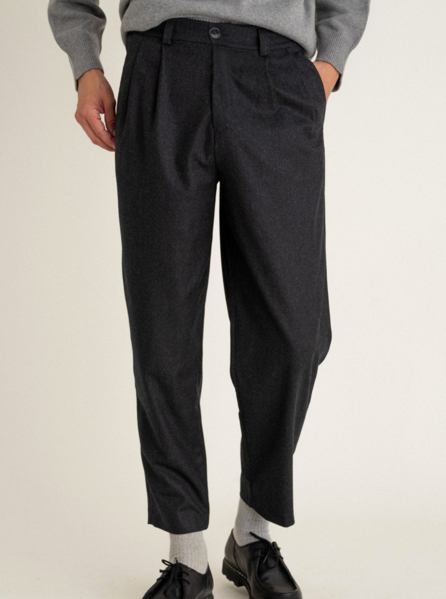 Vetements Noyoco Pantalons | Pantalon Cambridge Anthracite