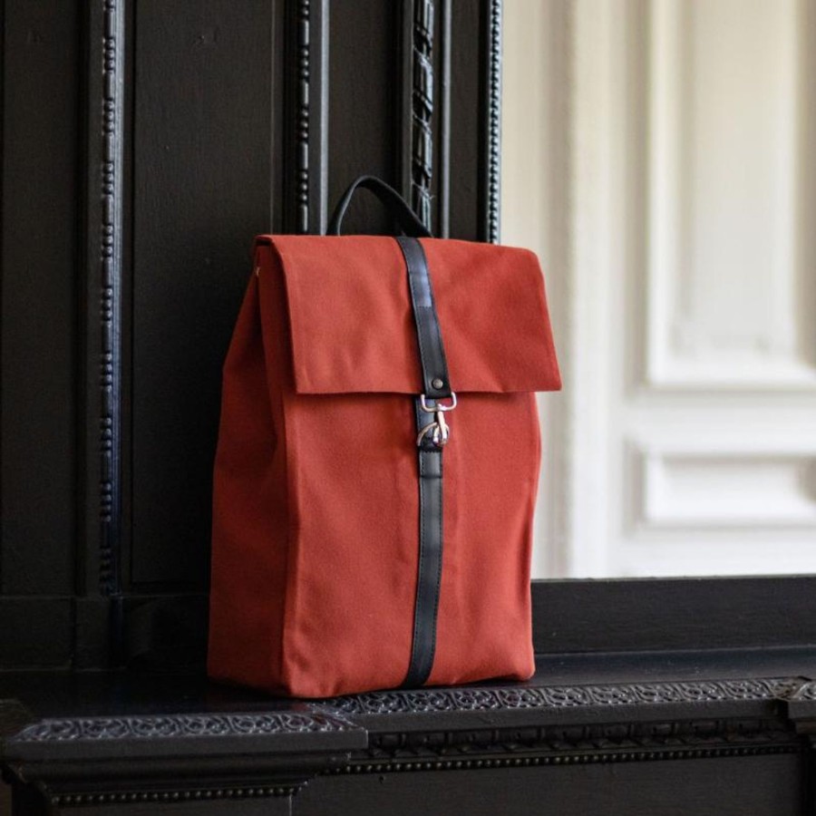 Accessoires Saint Lazare Sacs A Dos | Sac A Dos Jack Terracotta