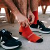 Vetements Nosc Chaussettes | Chaussettes Running/Cycling Oranges Orange Tangerine