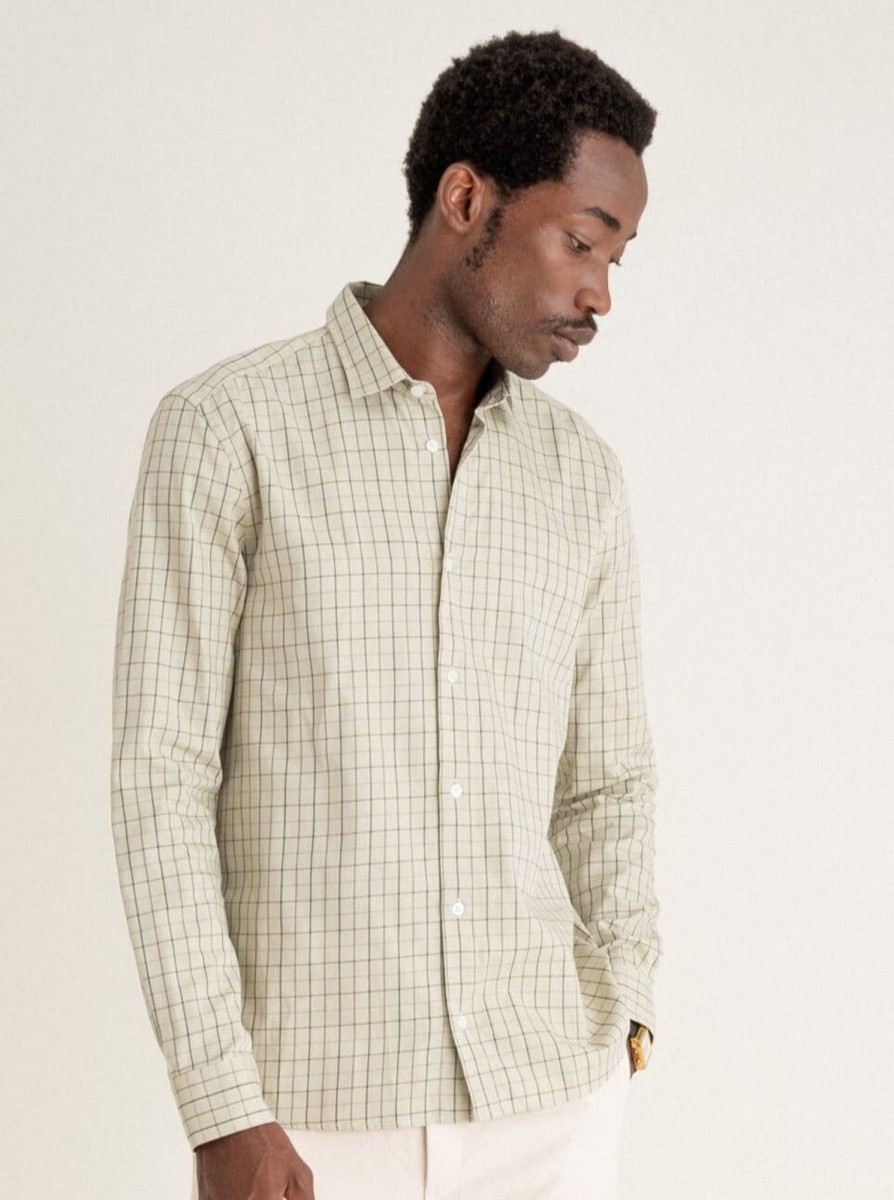 Vetements Noyoco Chemises | Chemise Ontario Ecru Checks