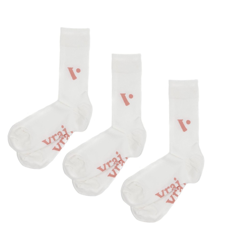 Vetements Vrai par Vianney Chaussettes | Chaussettes Blanches Vrai