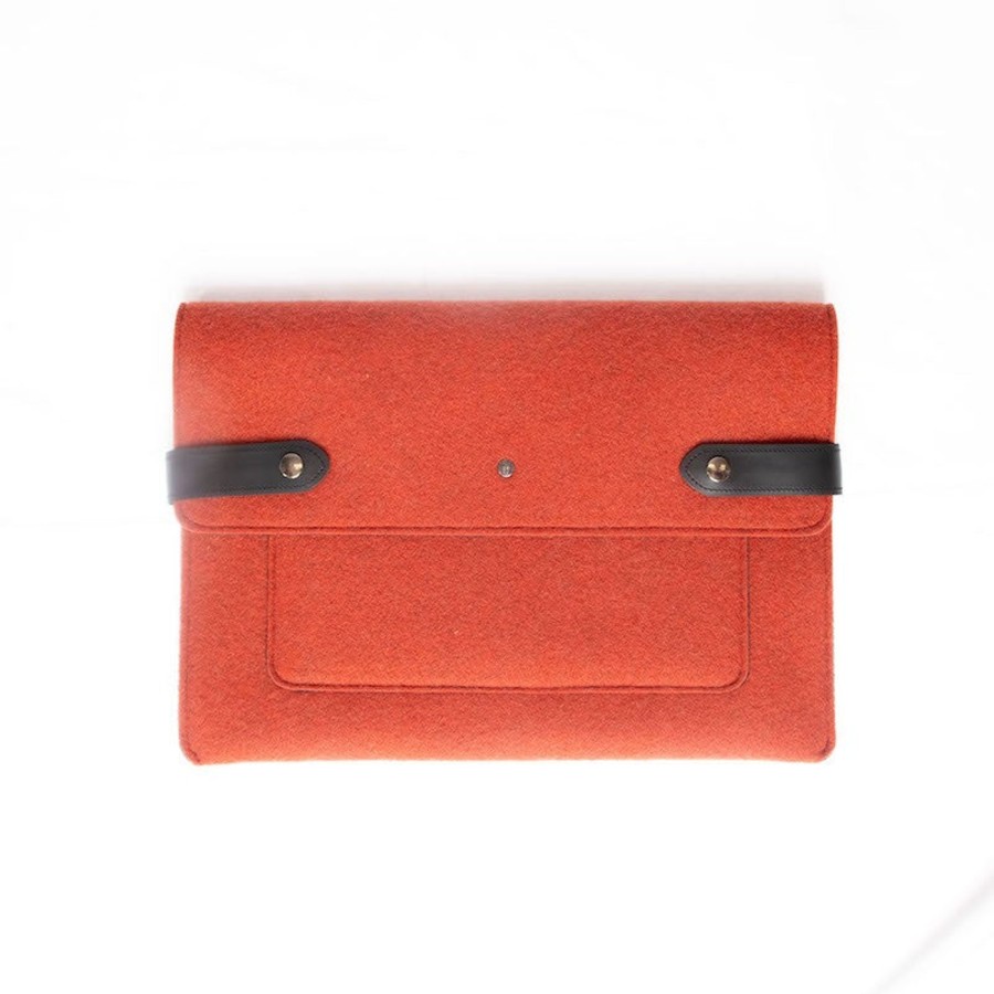 Accessoires Saint Lazare Pochettes | Pochette D'Ordinateur Youri Brique