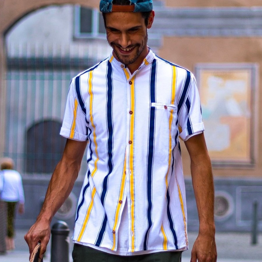 Vetements Palasaña Chemises | Chemise Pima Iquitos Bandas