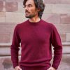 Vetements Monsieur Mimosa Pulls & Sweats | Pull Allan En Laine Bordeaux