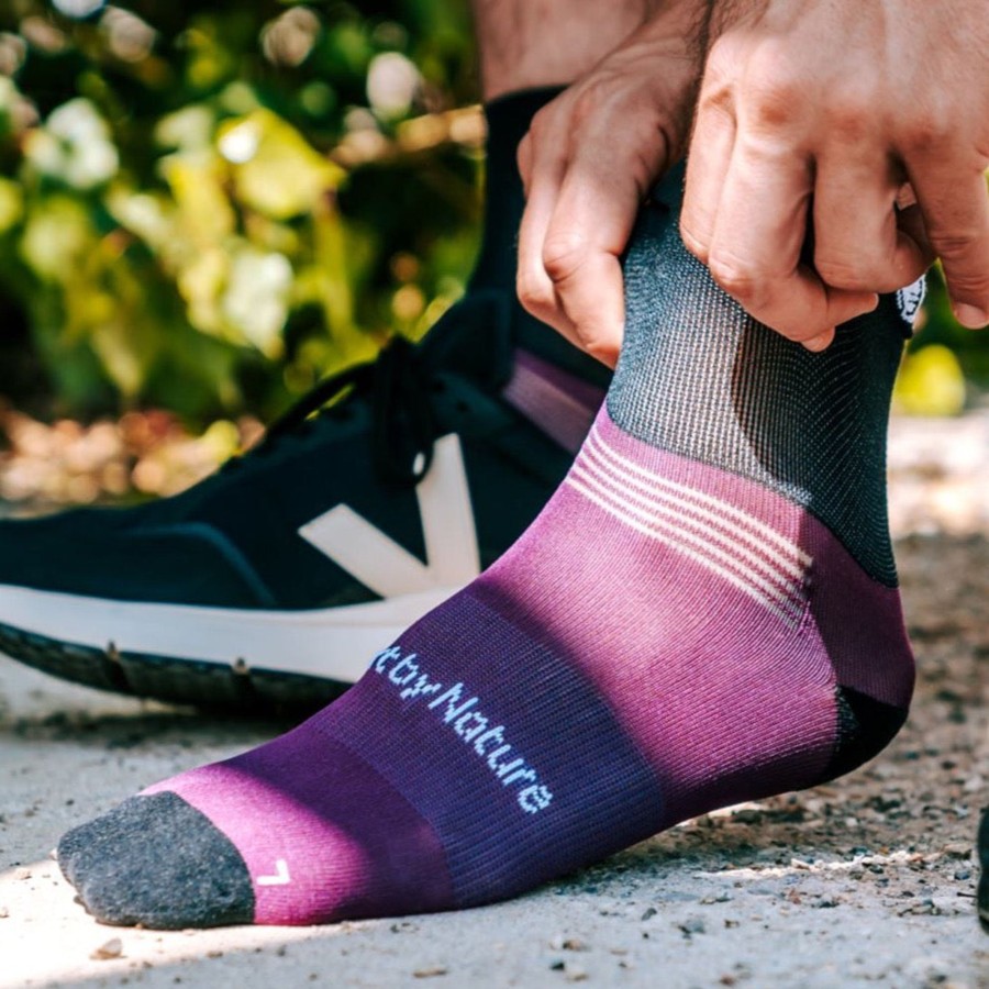 Vetements Nosc Chaussettes | Chaussettes De Sport Violettes Plum Caspia