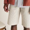 Vetements Noyoco Shorts | Lakers Stripes Ecru