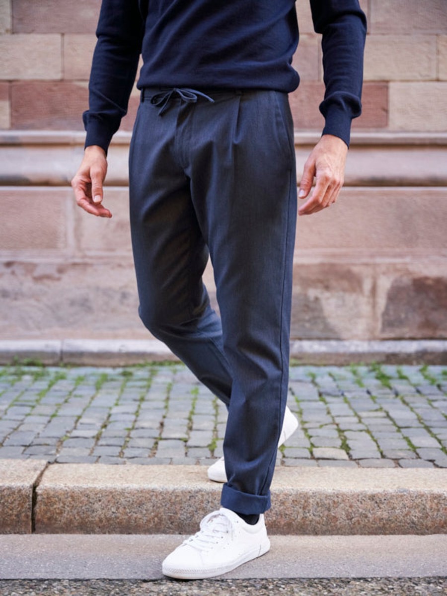 Vetements Monsieur Mimosa Pantalons | Jogpant Gaston Marine