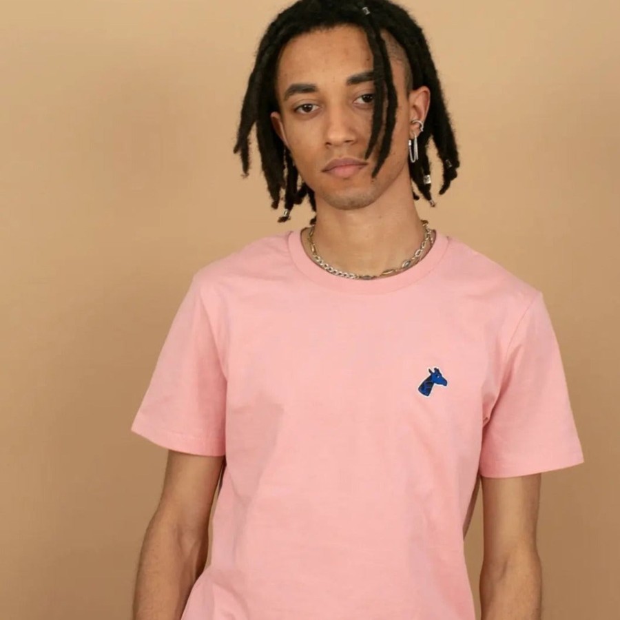 Vetements Girafon Bleu Tee-Shirts | Tee-Shirt Girafon Rose