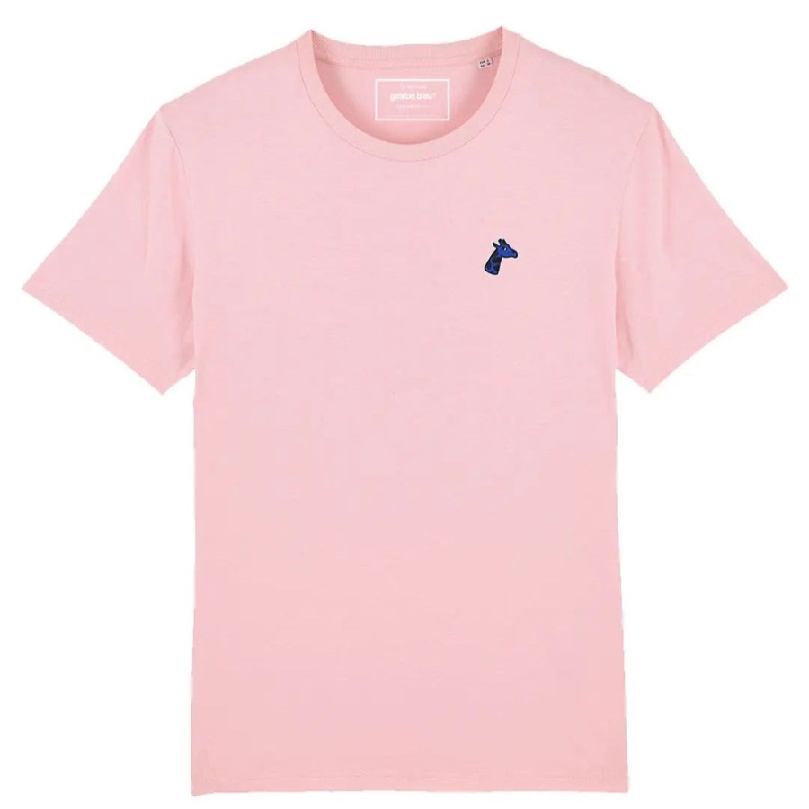 Vetements Girafon Bleu Tee-Shirts | Tee-Shirt Girafon Rose