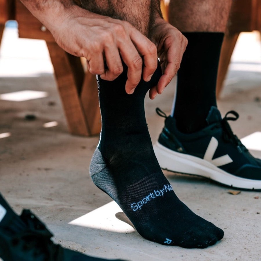 Vetements Nosc Chaussettes | Chaussettes Running/Cycling Noires Black