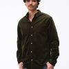 Vetements Côtelé Paris Chemises | Chemise Milleraie Vert Olive