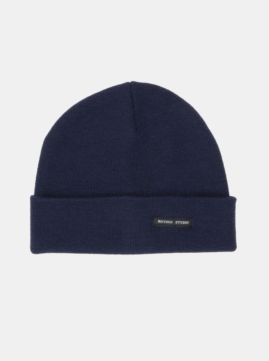 Accessoires Noyoco Casquettes & Bonnets | Bonnet Todd Dark Blue