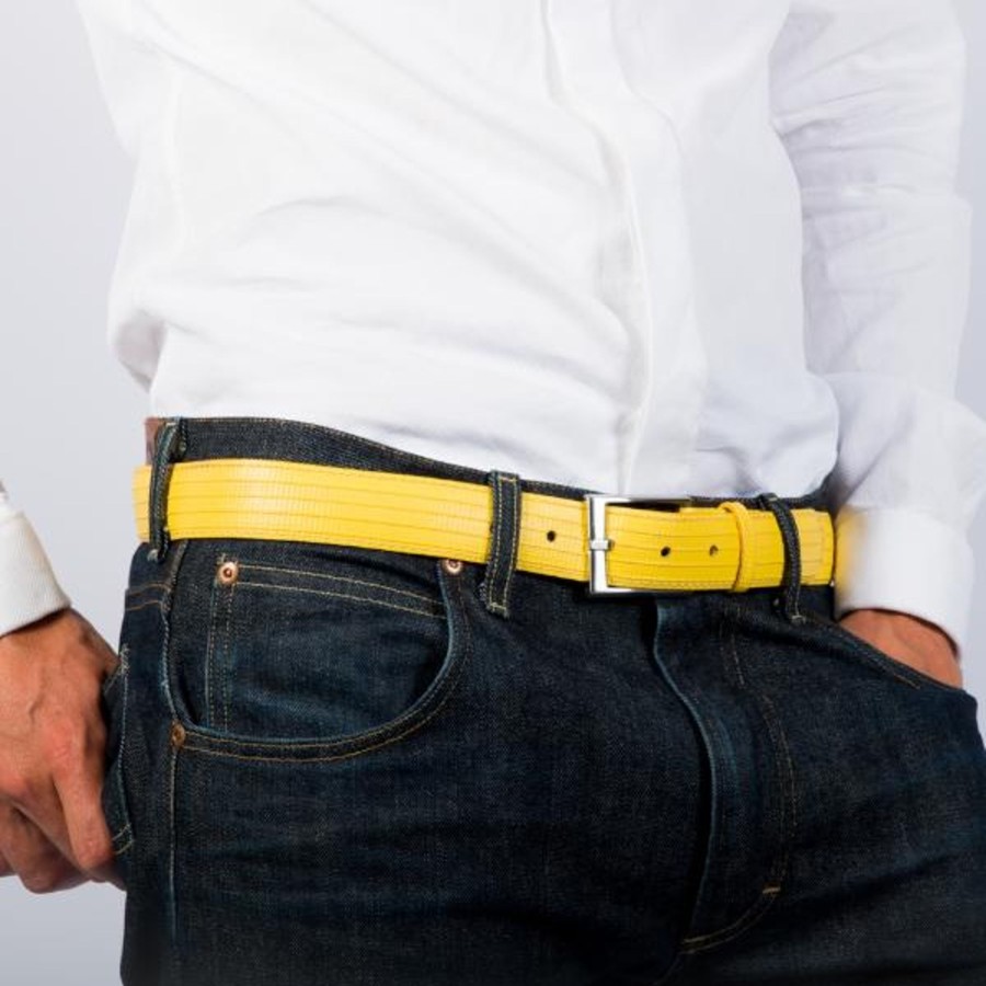 Accessoires Saint Lazare Ceintures & Bretelles | Ceinture Adam Jaune