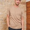 Vetements Monsieur Mimosa Tee-Shirts | T-Shirt Paul Coton Bio Beige