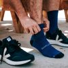 Vetements Nosc Chaussettes | Chaussettes Running/Cycling Bleues Blue Opal