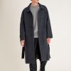 Vetements Noyoco Manteaux & Blousons | Manteau Verlaine Navy Herringbone