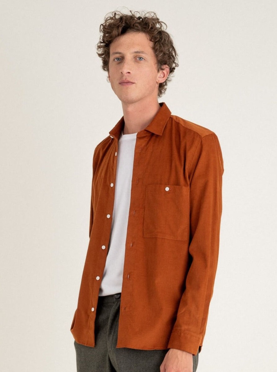 Vetements Noyoco Chemises | Chemise Curtis Caramel