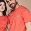 Vetements Hopen Tee-Shirts | T-Shirt Bio Brode Namibia